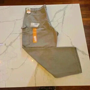 NWT Carhartt Mens Dungaree Fit Single Knee Work Pants Olive Green Size 44W